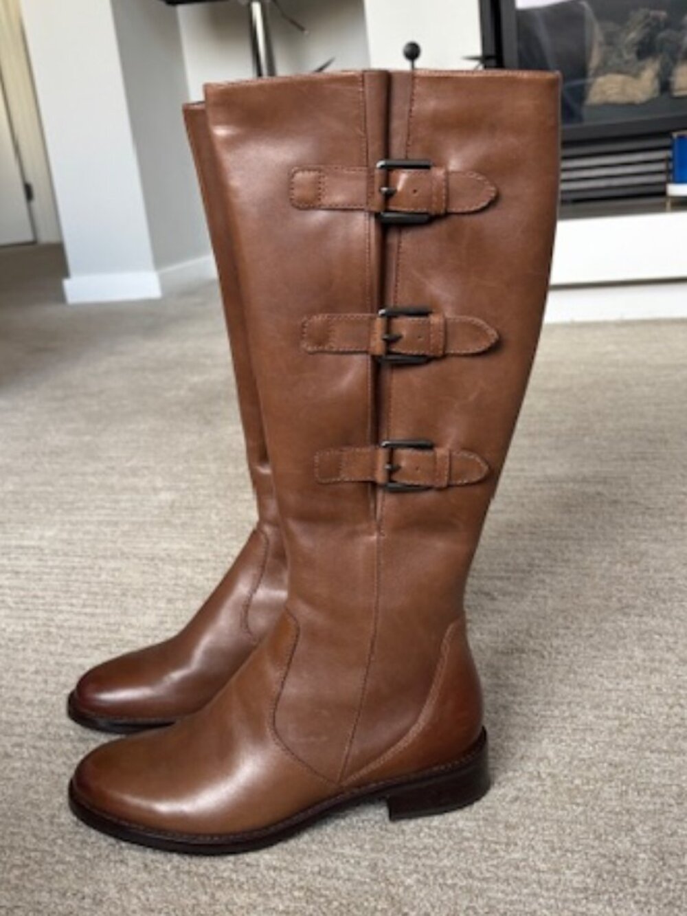 Ecco Women's Hobart Tall Boots in Perfect Condition